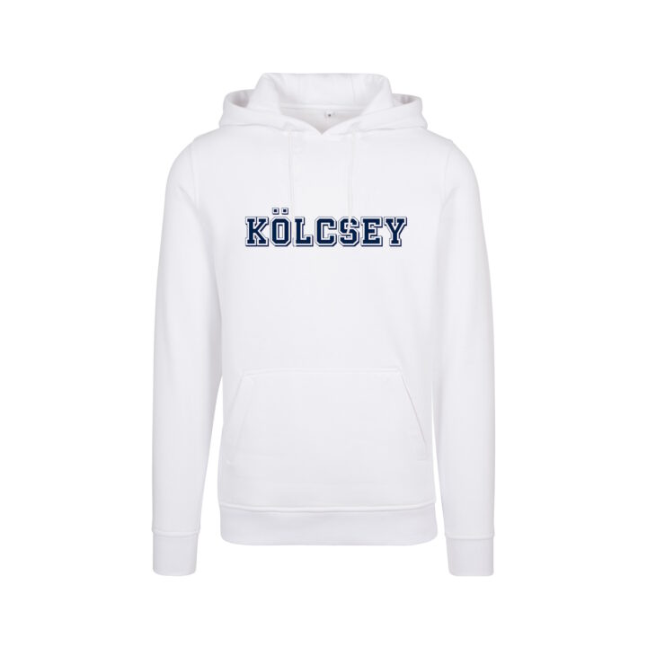Feliratos férfi hoodie