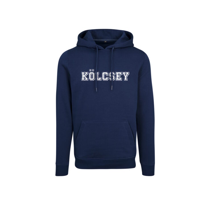 Feliratos férfi hoodie