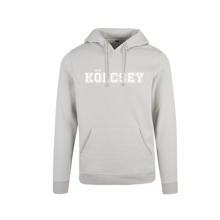 Feliratos férfi hoodie